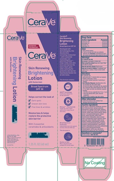 40 mL Carton (3612624577256 Sa182200 Cv Sr Bright Ltn Spf30 40ml Ctn Proof (2) Page 1)